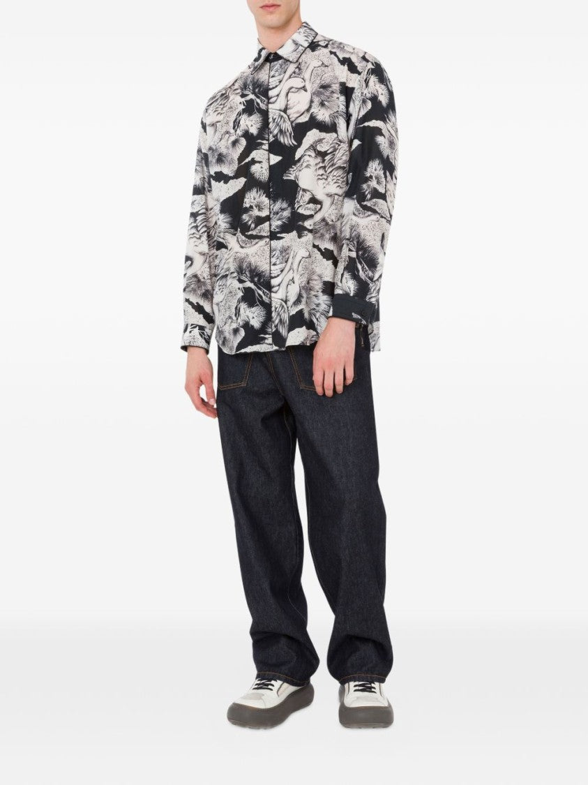 Moschino Silk And Nylon Blend Classic Shirt