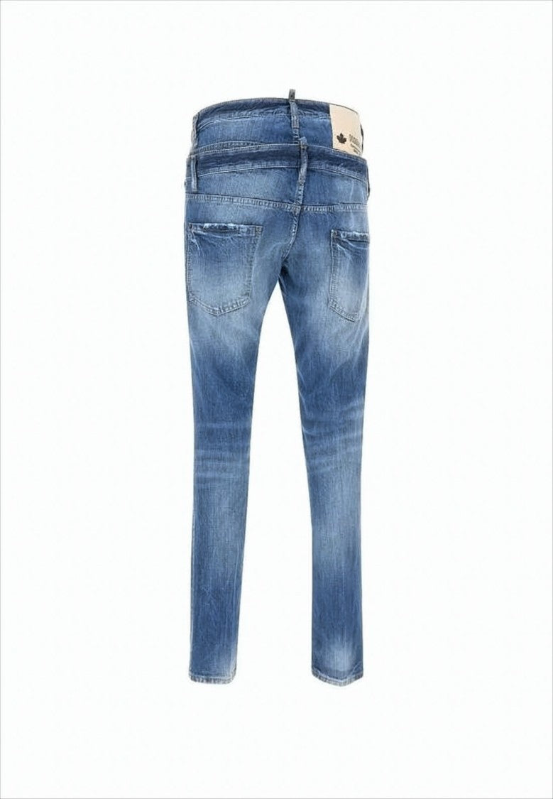 Dsquared2 Slim-Fit Distressed Denim Jeans