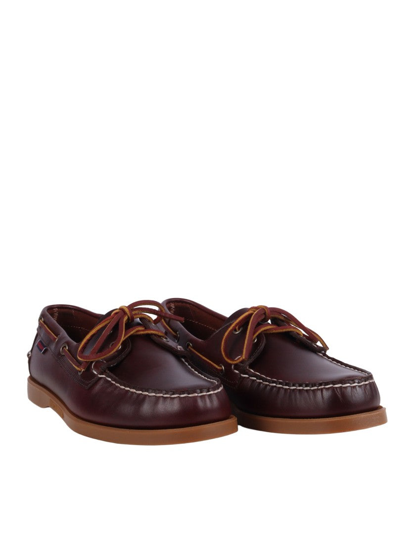 Sebago Brown Portland Waxed Leather Moccasins