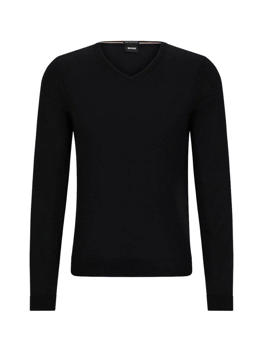 Hugo Boss Melba V-Neck Virgin Wool Sweater