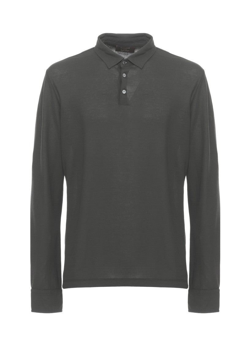 Zanone Two Buttons Cotton Polo Shirt