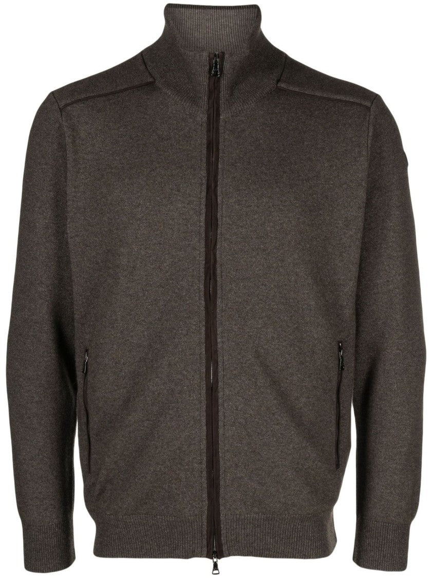 Paul & Shark Beige Cashmere And Recycled Viscose Cardigan