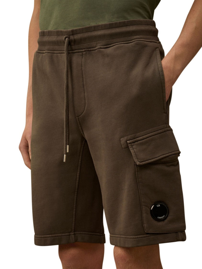 C.P. Company Relaxed-Fit Cargo Sweatshorts With Drawstring Waistband