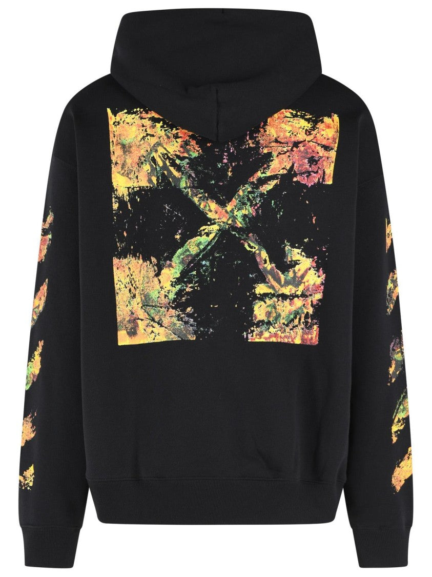 Off-White 'Spices Arrow' Black Cotton Sweatshirt