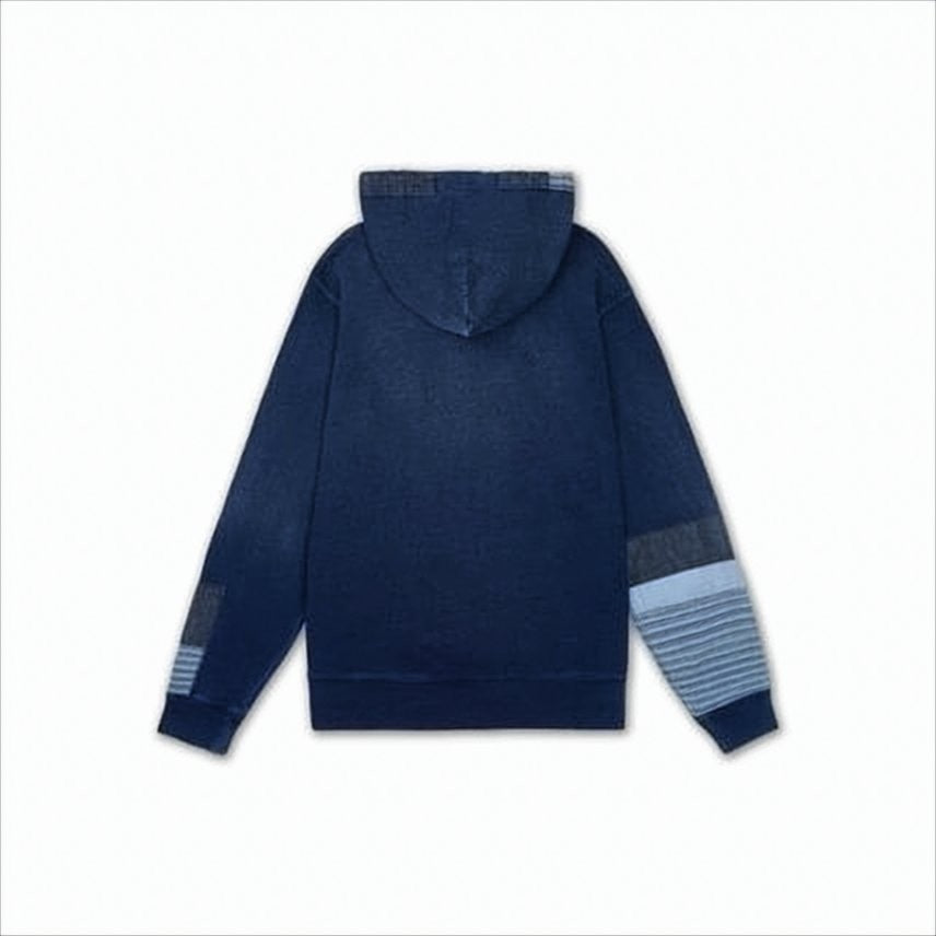 Polo Ralph Lauren Hooded Sweatshirt With Patchwork Accents