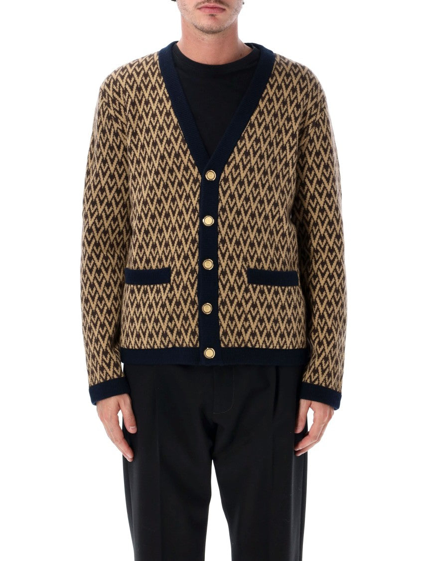 Valentino Garavani Toute La V Knit Cardigan