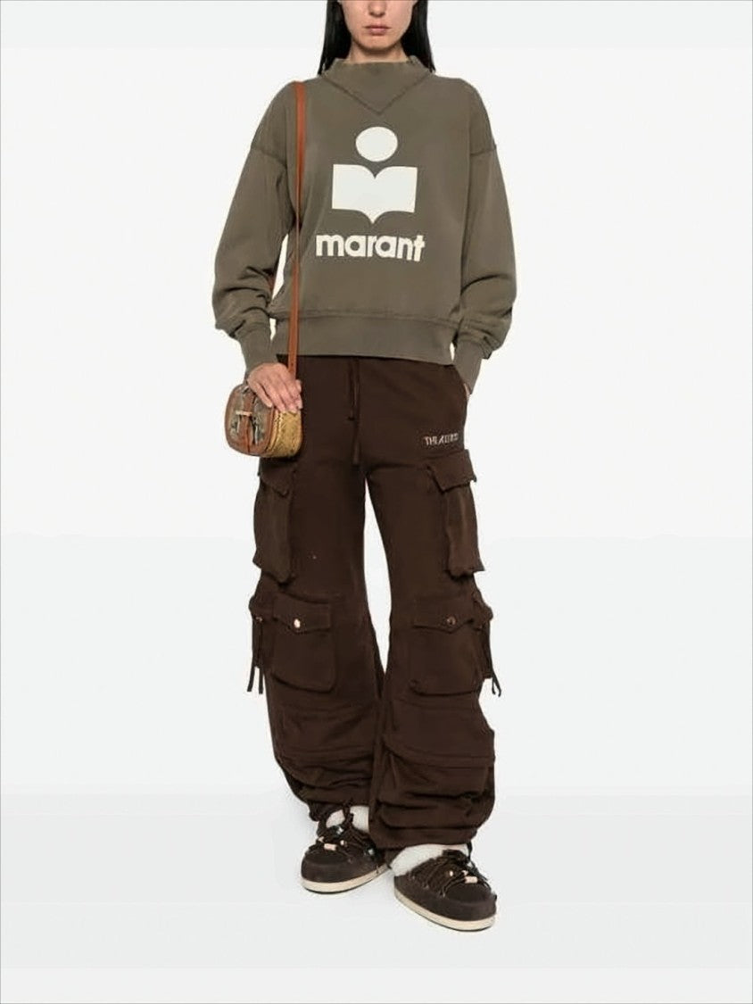 Isabel Marant Relaxed Fit Long-Sleeve Sweatshirt With Graphic Logo