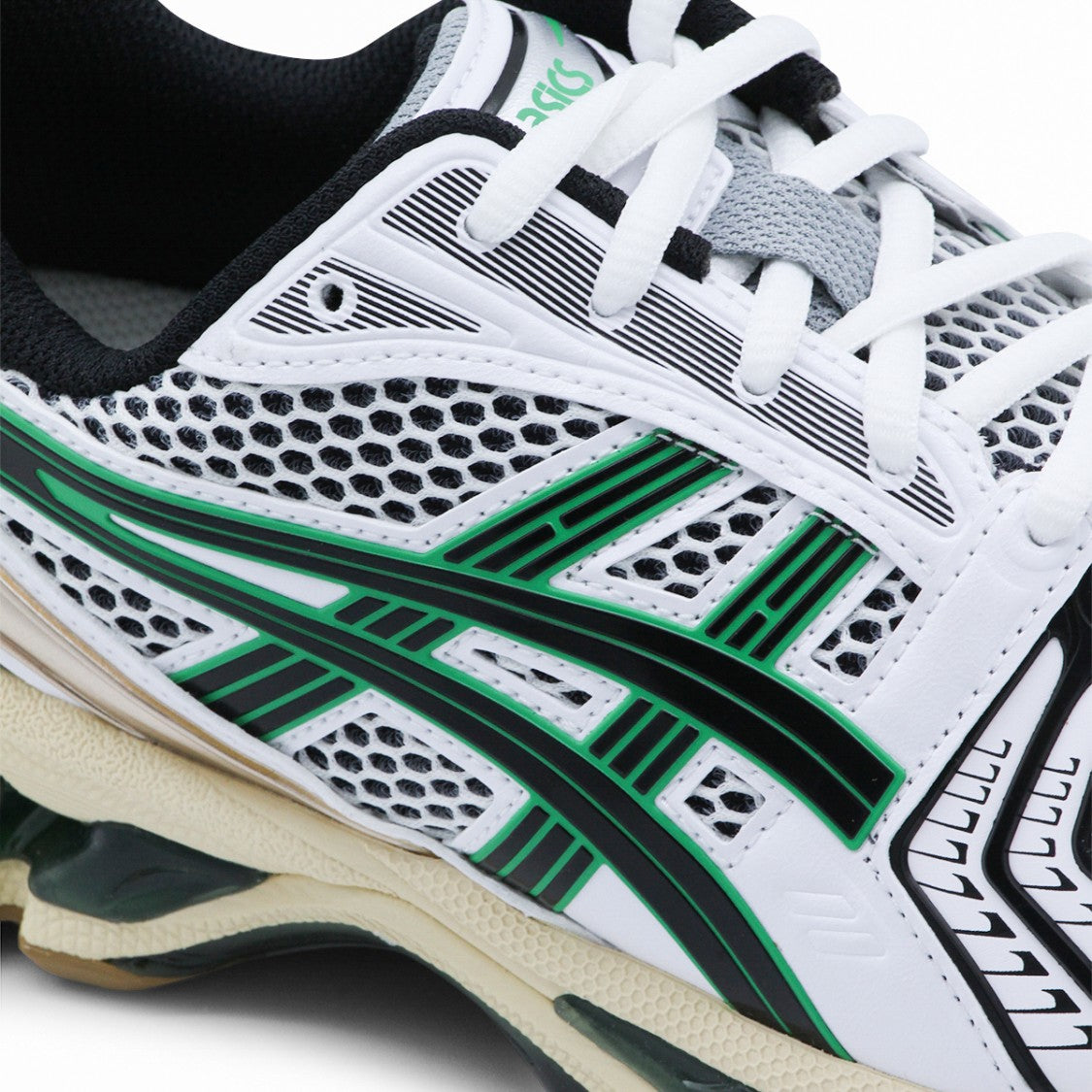 Asics Streamlined White Sneakers With Light Blue