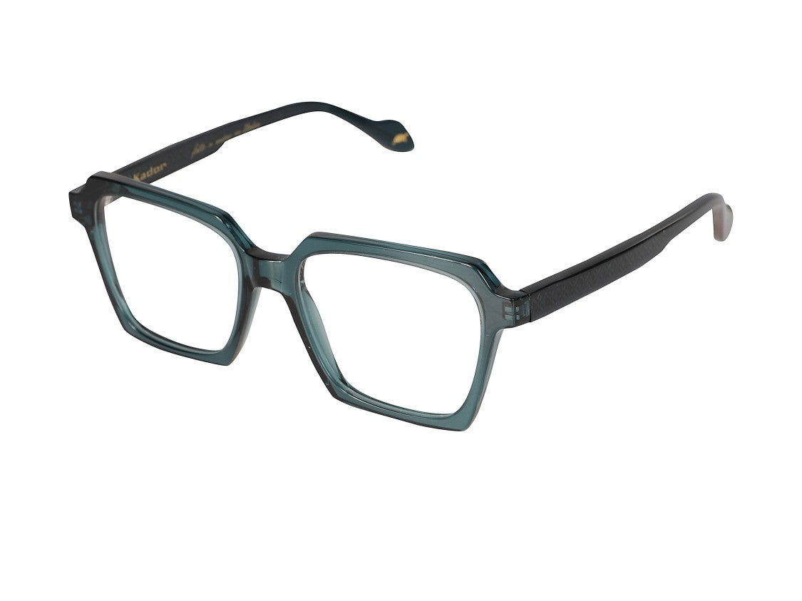 Kador Teal Kallima Light Oversized Square Sunglasses