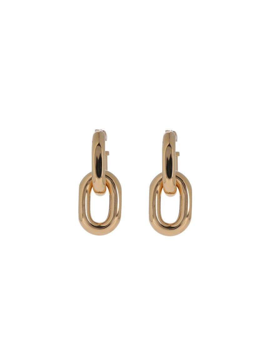 Rabanne Gold Brass Xl Link Earrings