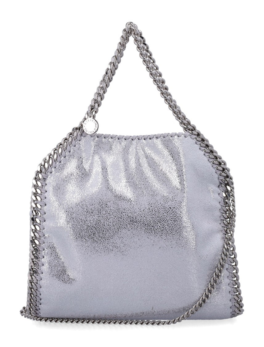 Stella Mccartney Mini Tote Falabella Eco Shiny Dotted Cha Tote Bag