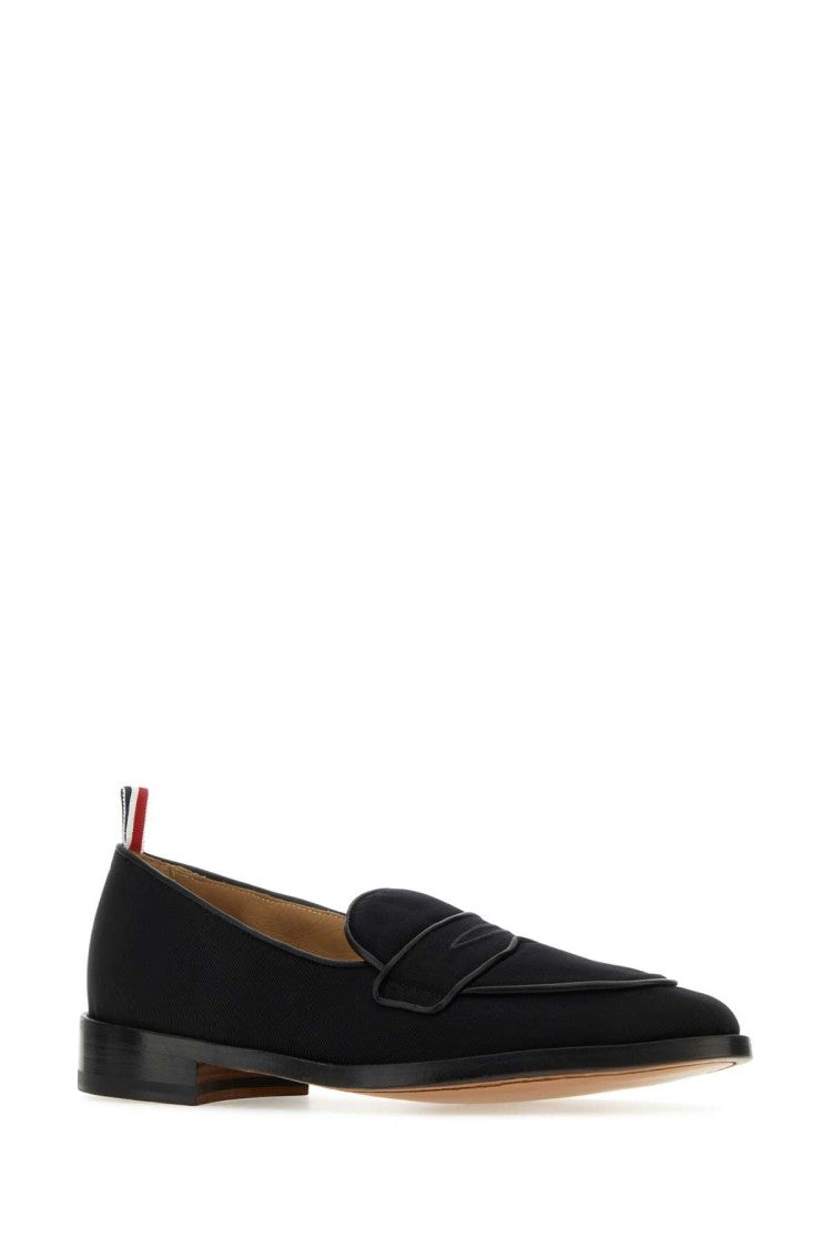 Thom Browne Midnight Blue Fabric Loafers