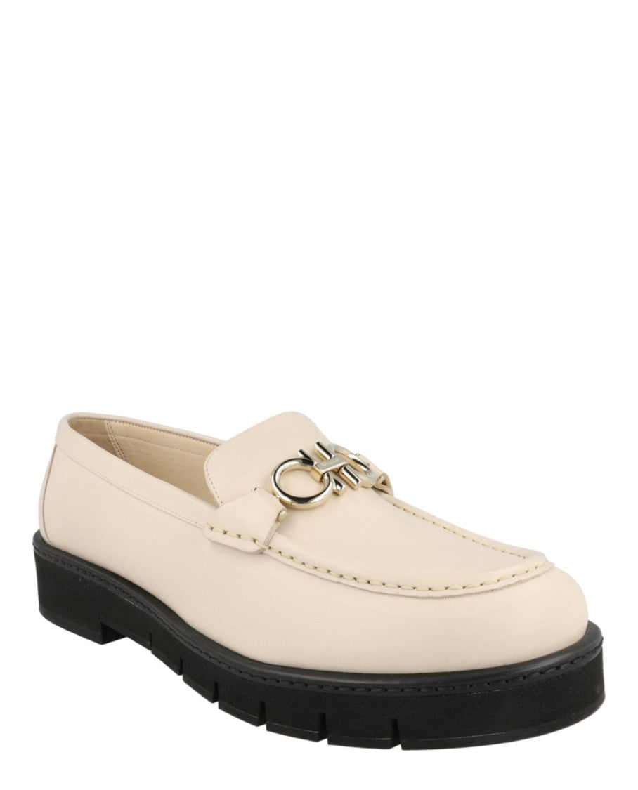 Ferragamo Rolo Leather Loafers