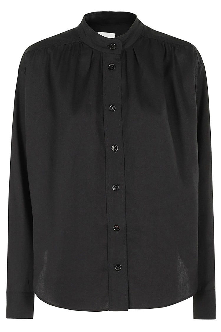 Isabel Marant Étoile Long Sleeve Black Violeta Shirt