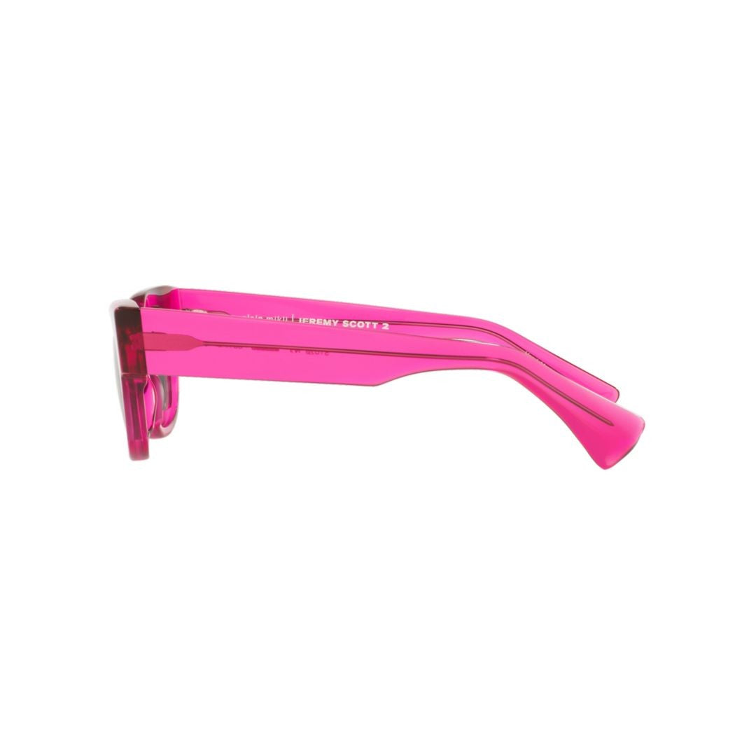 Alain Mikli 0A05059 Rectangular Frame Sunglasses In Translucent Pink Acetate