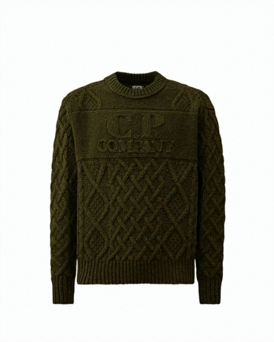 C.P. Company Cable Knit Wool Sweater