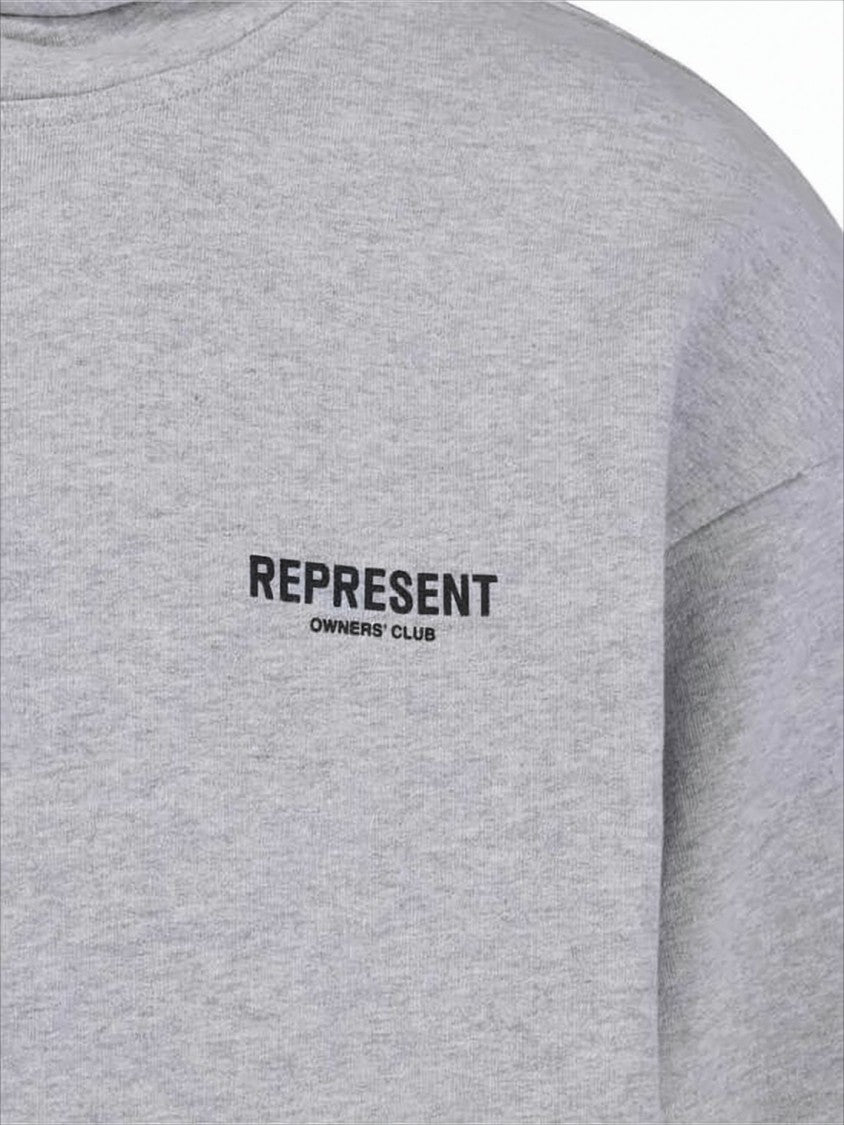 Represent Pullover Hoodie With Snap Button Closure