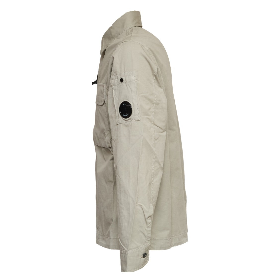 C.P. Company Organic Gabardine Zipped Lens Overshirt