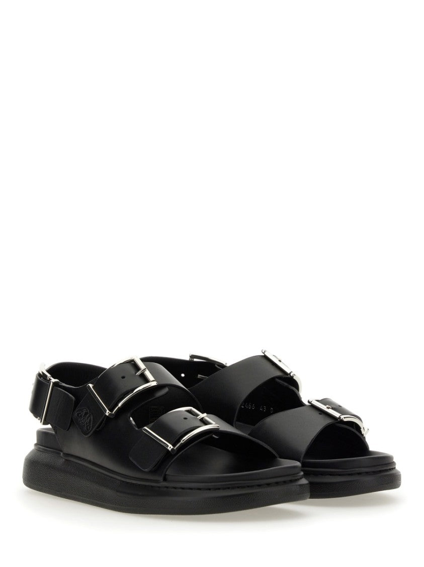 Alexander Mcqueen Leather Sandal