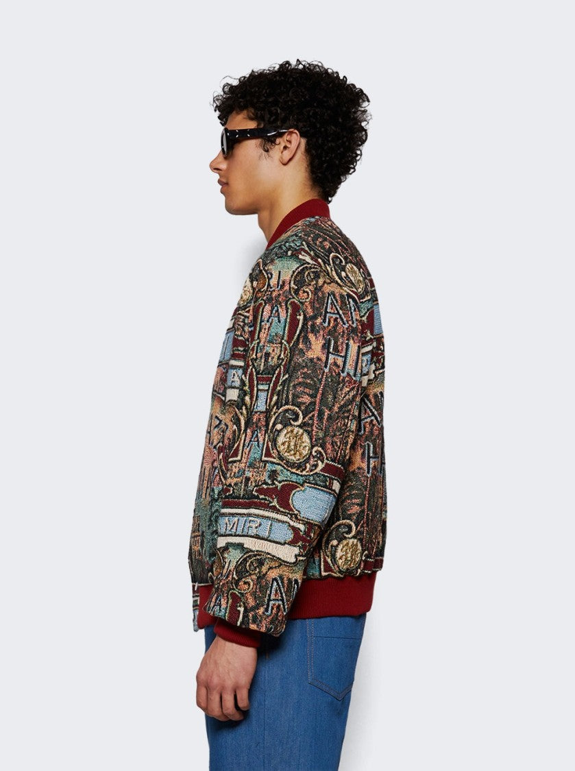 Amiri Jazz Hideaway Bomber Jacket Multicolor