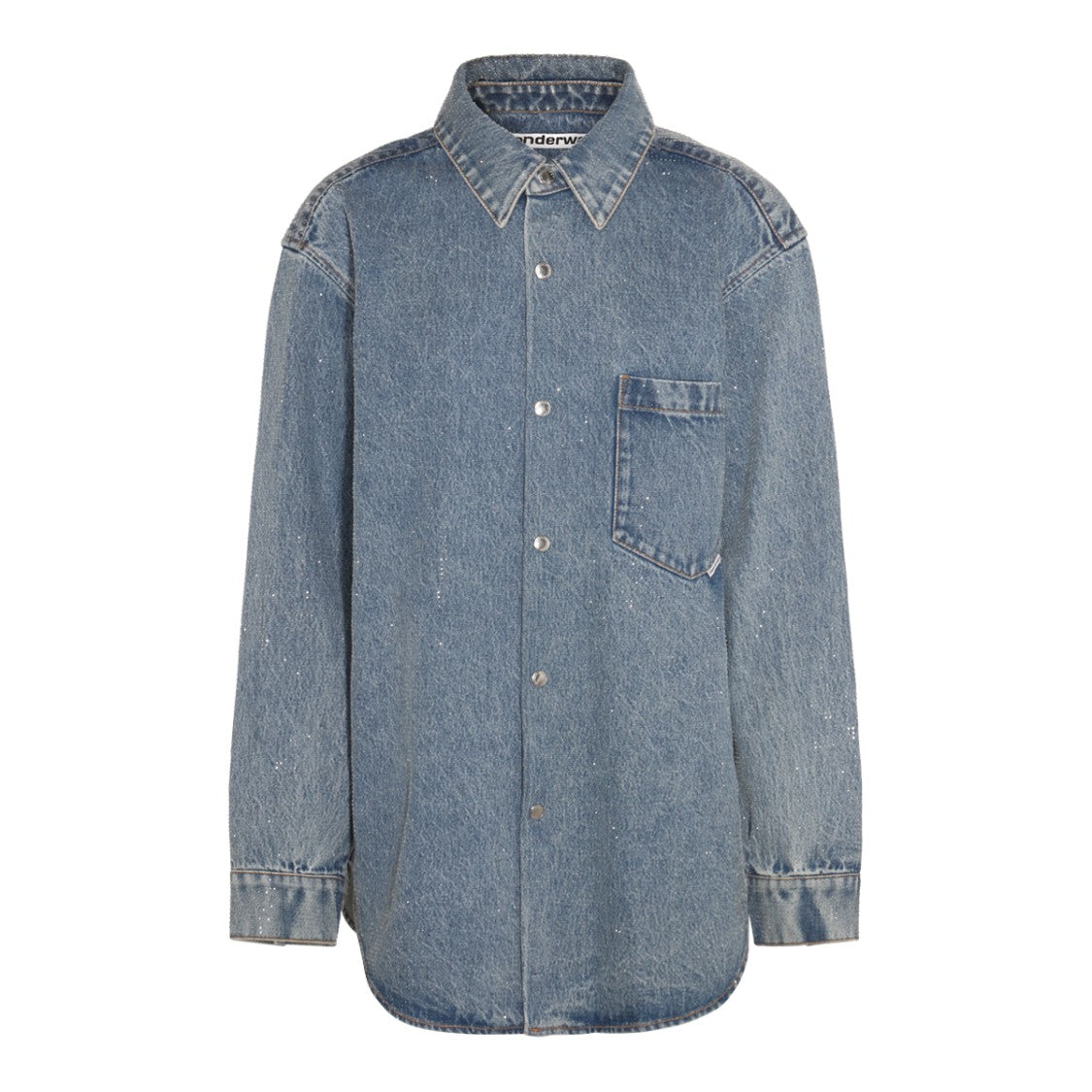 Alexander Wang Vintage Light Indigo Denim Shirt