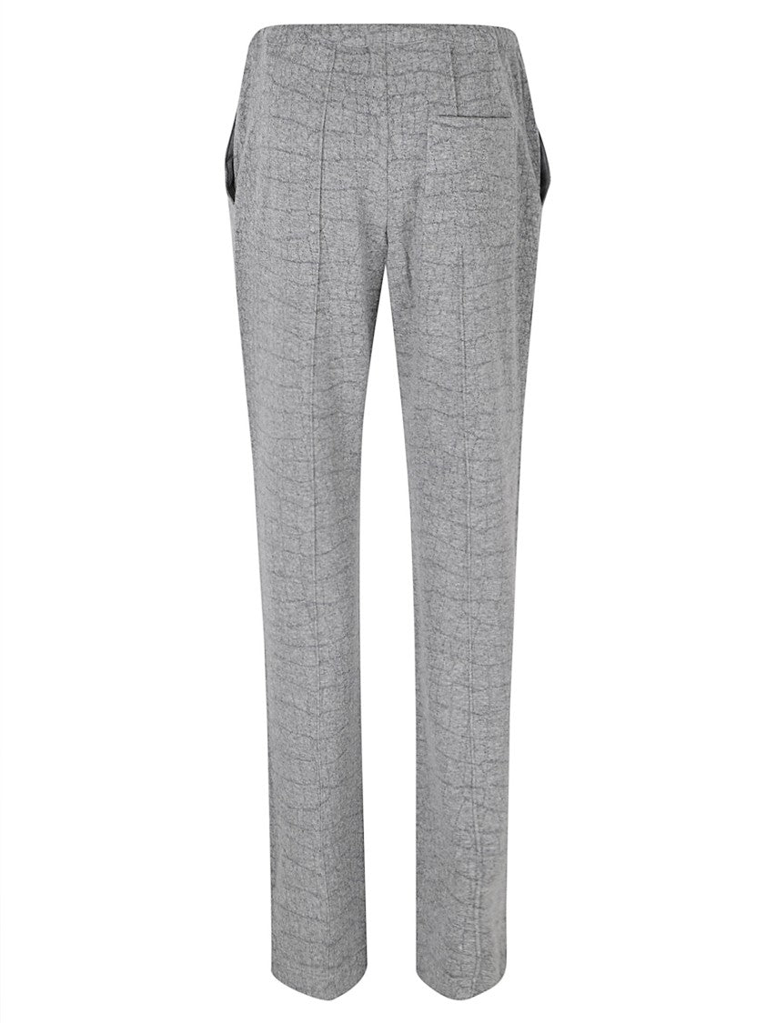 Tom Ford Straight-Leg Trousers With Subtle Checkered Pattern