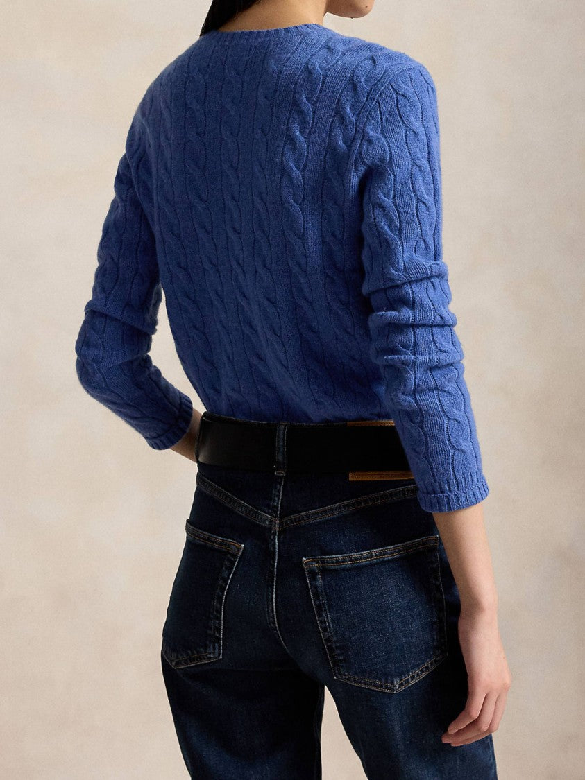 Polo Ralph Lauren Long Sleeve Cable Knit Pullover With Fitted Silhouette