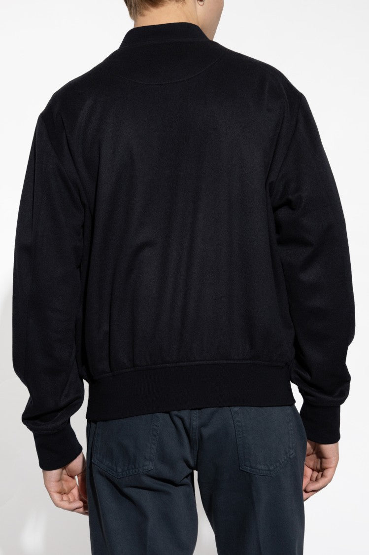 Dolce & Gabbana Navy Blue Cashmere Jacket