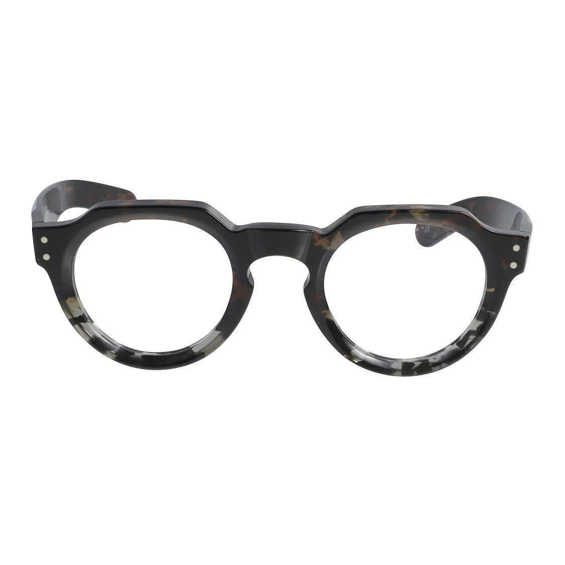 Kador Spike Bold Tortoiseshell Rounded Frame Eyeglasses