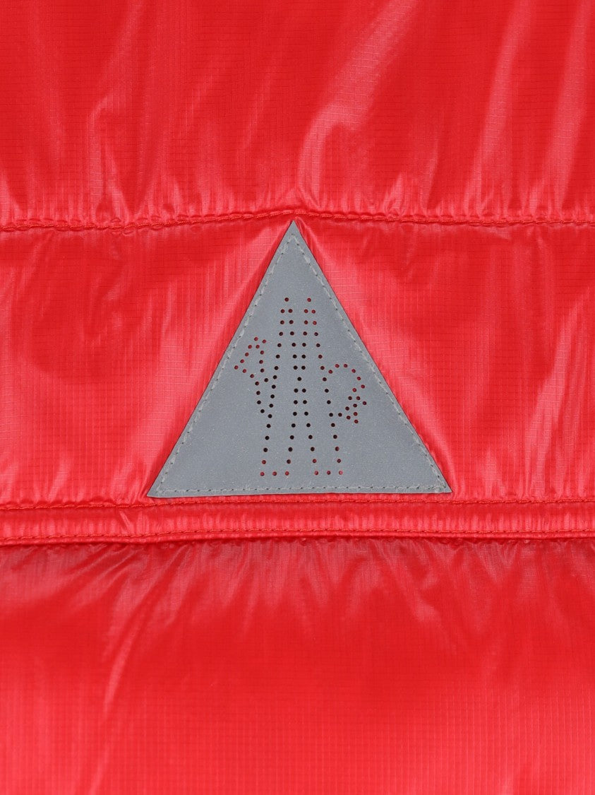 Moncler Grenoble Red Uychi Padded High Collar Vest