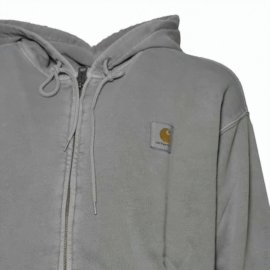 Carhartt Wip Relaxed Fit Zip-Up Hoodie With Drawstring Hood