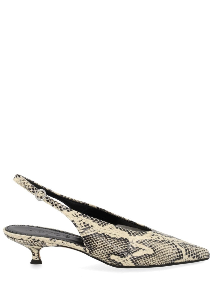 Aeydē Neutrals Camila Pointed Slingback Flats