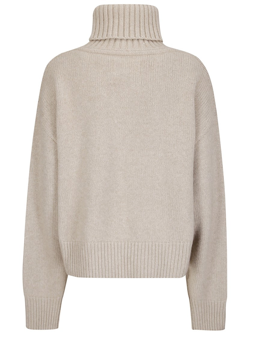 Extreme Cashmere Oversized Cashmere Sweater With Ribbed Detailing