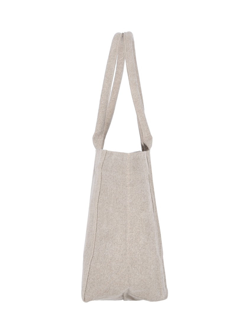 Isabel Marant “Yenky Zipped” Tote Bag – Beige
