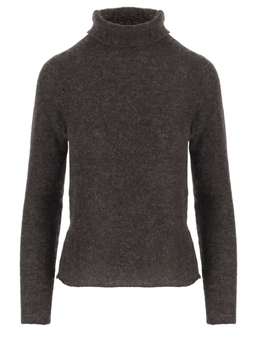 Bruno Manetti Turtleneck Alpaca-Wool Blend Sweater