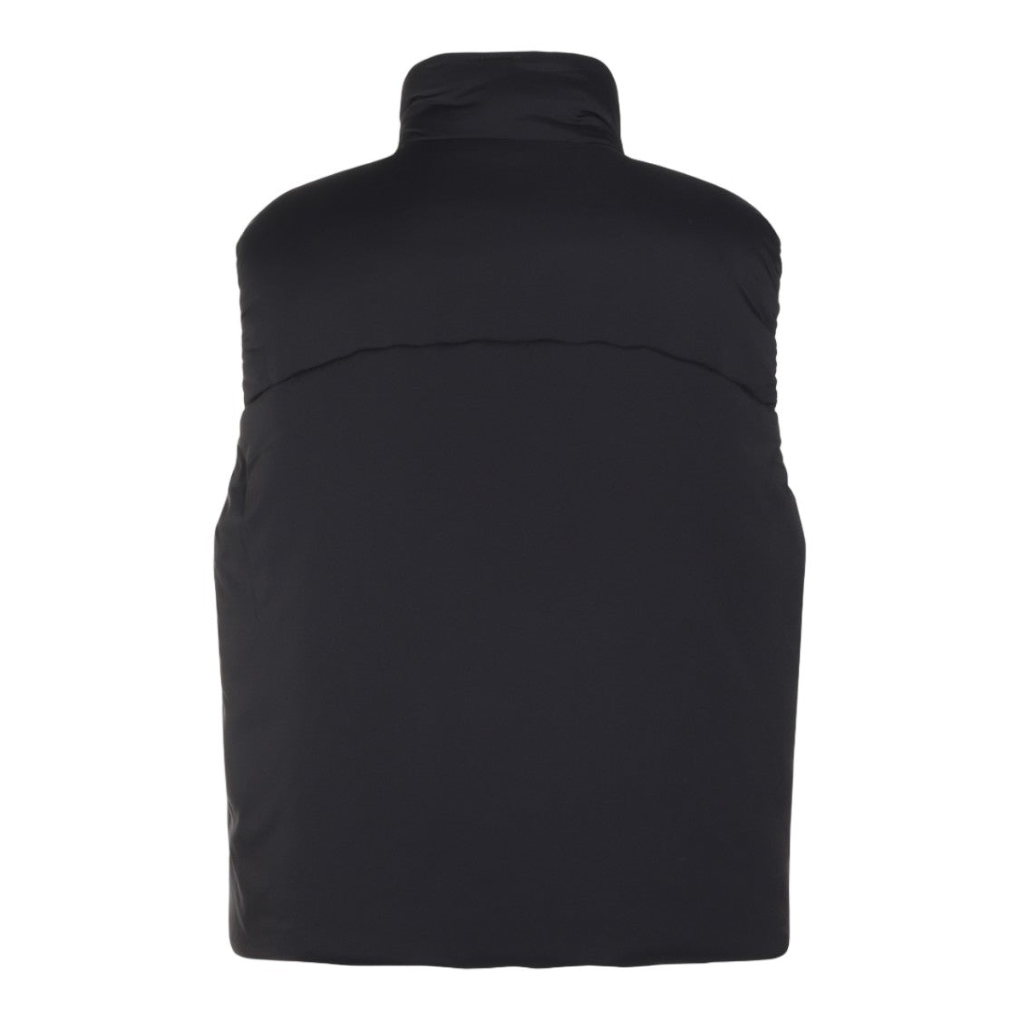 Laminar Sleeveless High Collar Padded Vest
