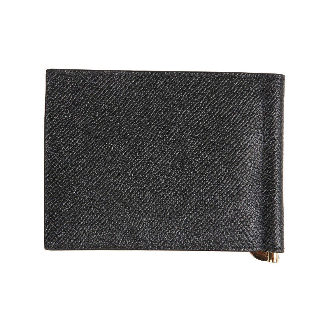 Ferragamo Compact Wallet With Micro Gancio Texture
