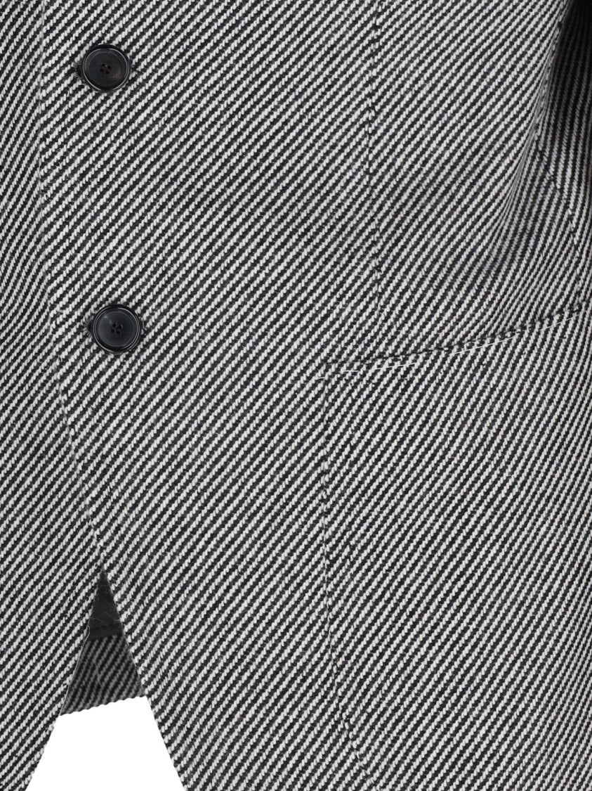 Cesare Attolini Single-Breasted Blazer In Gray Cashmere