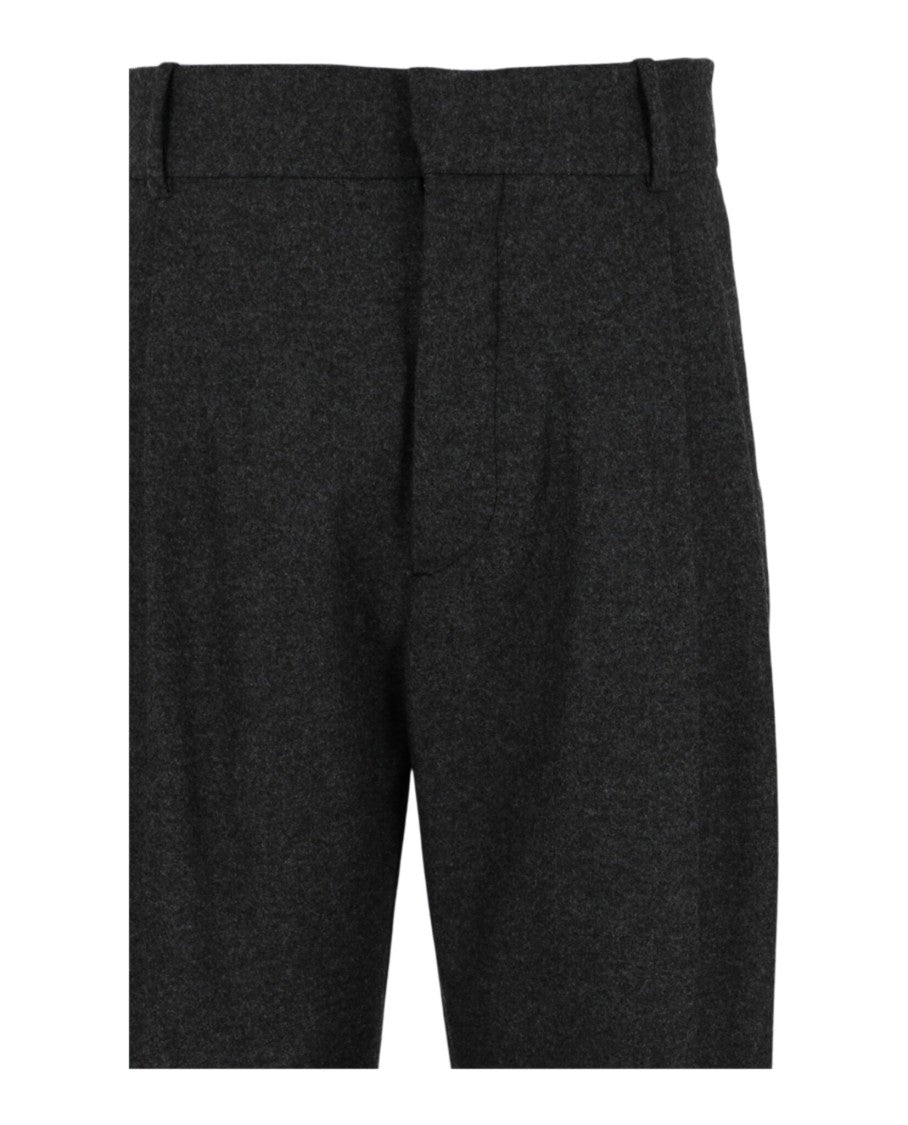 Alexander Mcqueen Pleated Wool Trousers