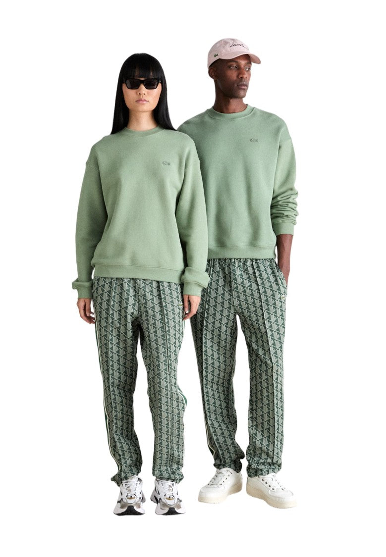 Lacoste Tapered Fit Casual Pants With Geometric Pattern