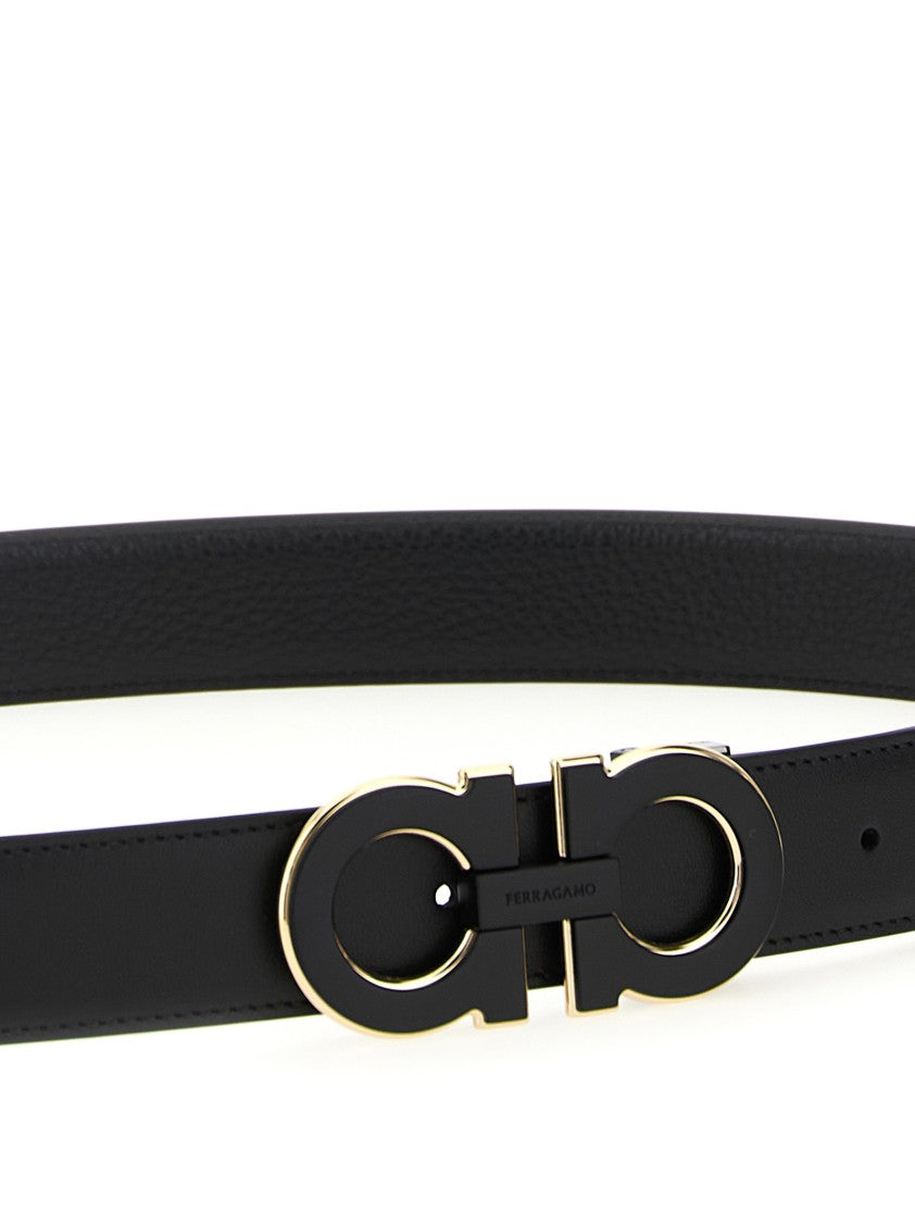 Ferragamo Gancini' Reversible Belt