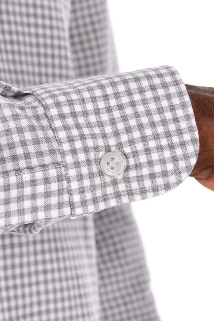 Barba Culto Line Vichy Cotton Shirt