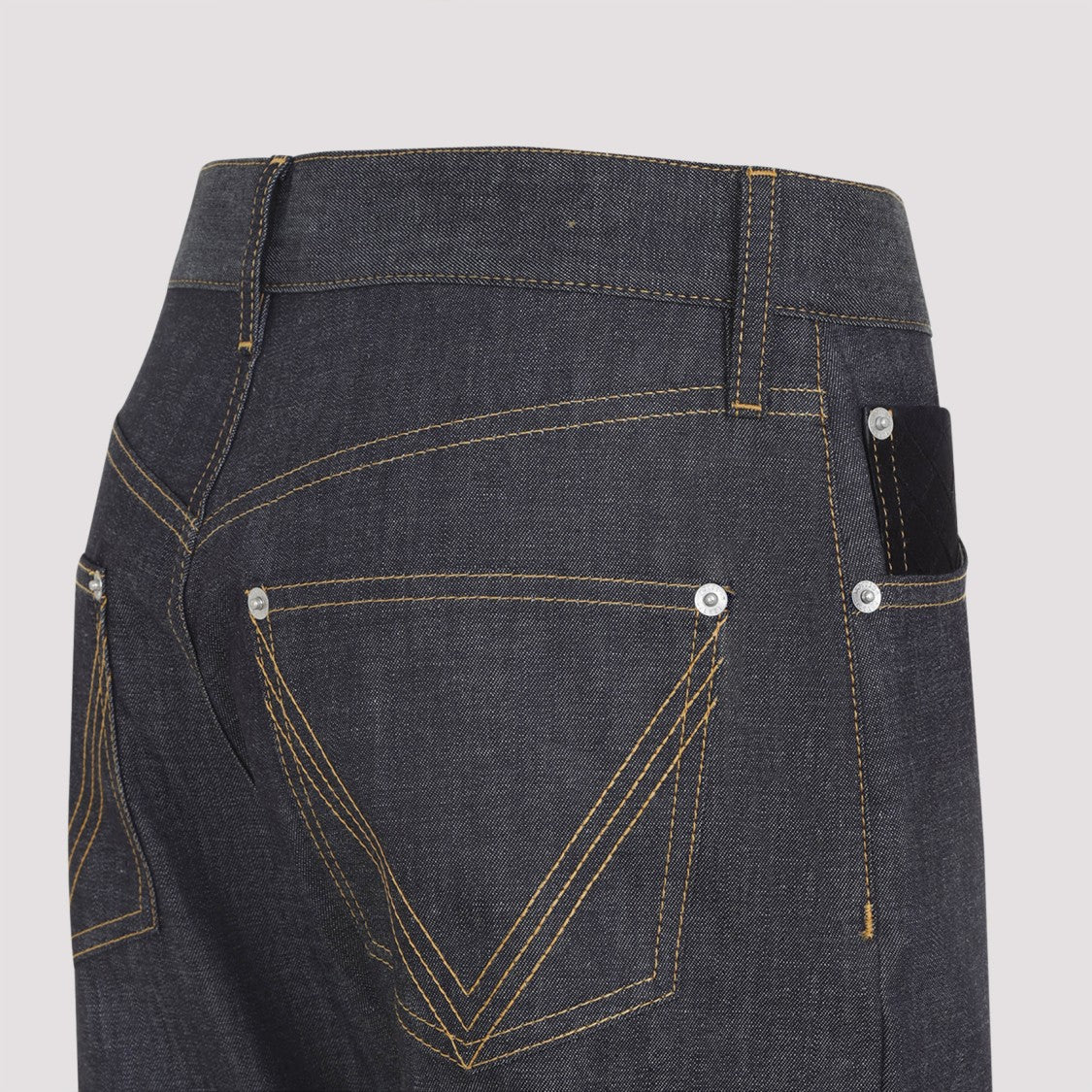 Bottega Veneta Intrecciato Pocket Blue Cotton Jeans