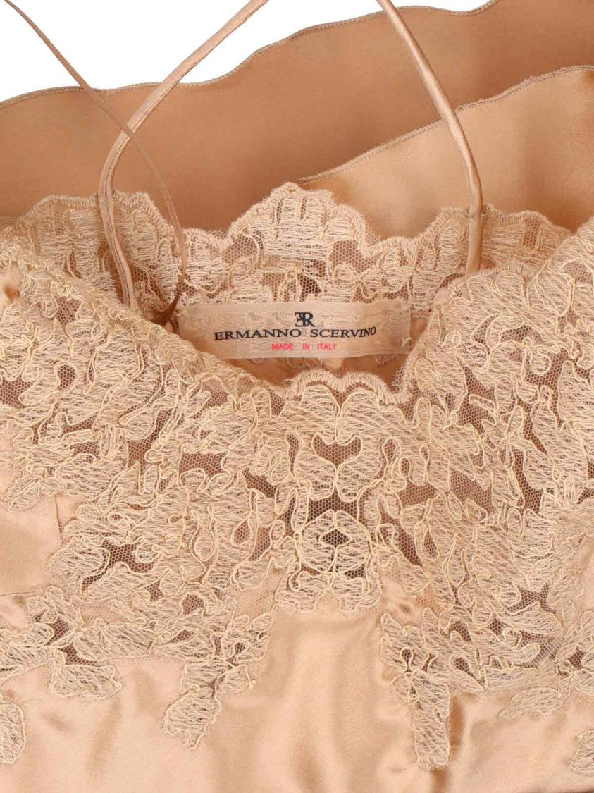 Ermanno Scervino Silk Top – Ivory