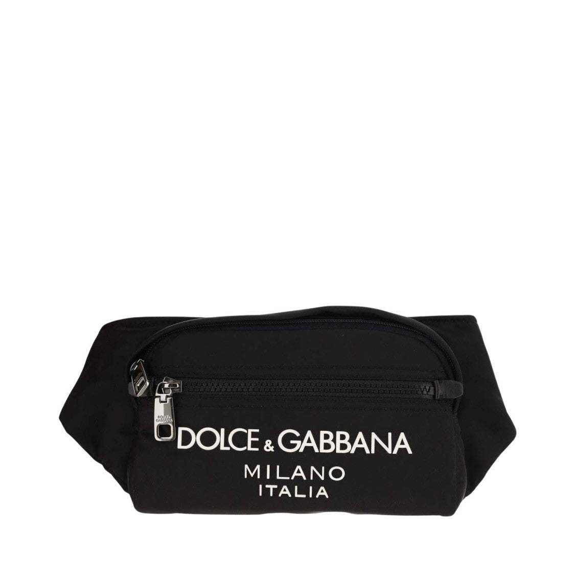 Dolce & Gabbana Small Nylon Pouch With Rubberized Logo