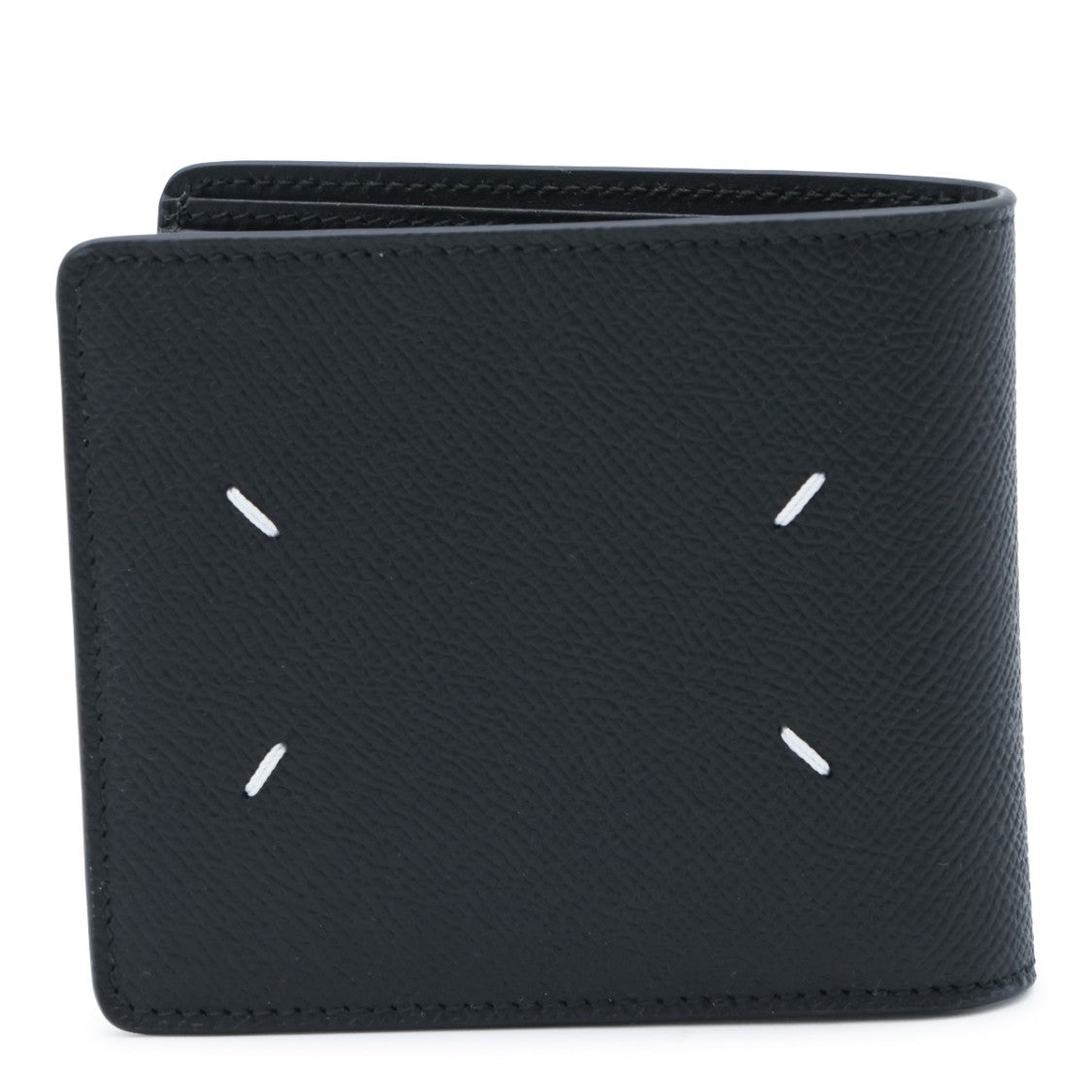 Maison Margiela Black Grained Leather Wallet
