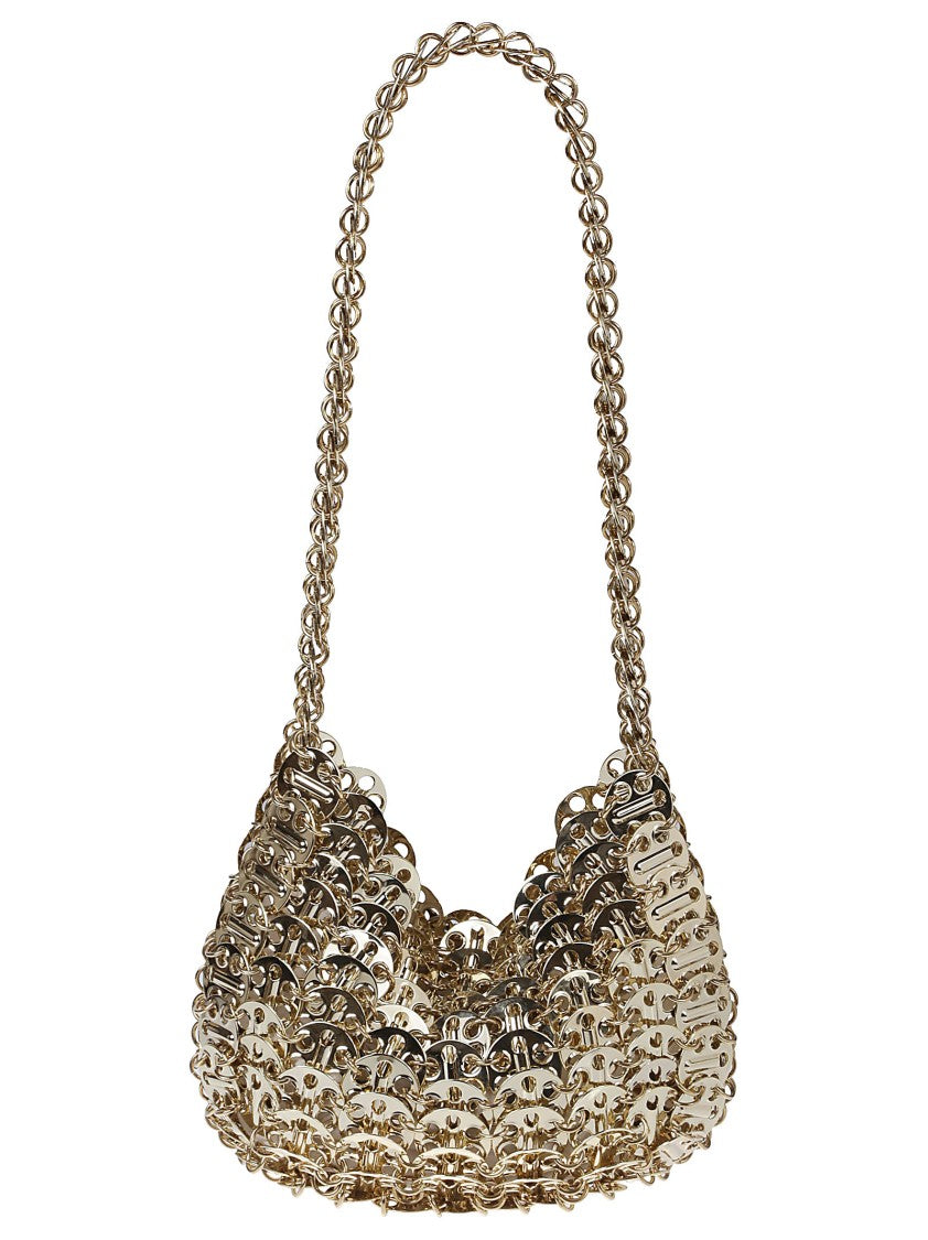 Rabanne 1969 Moon Brass Shoulder Bag