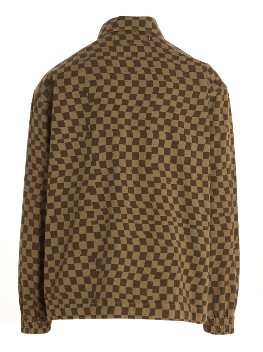 Incotex Red X Facetasm Check Print Overshirt