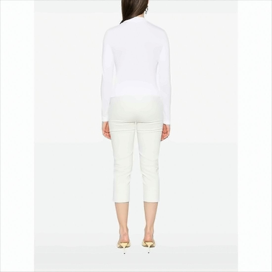Jacquemus Fitted Long-Sleeve Top With High Neckline