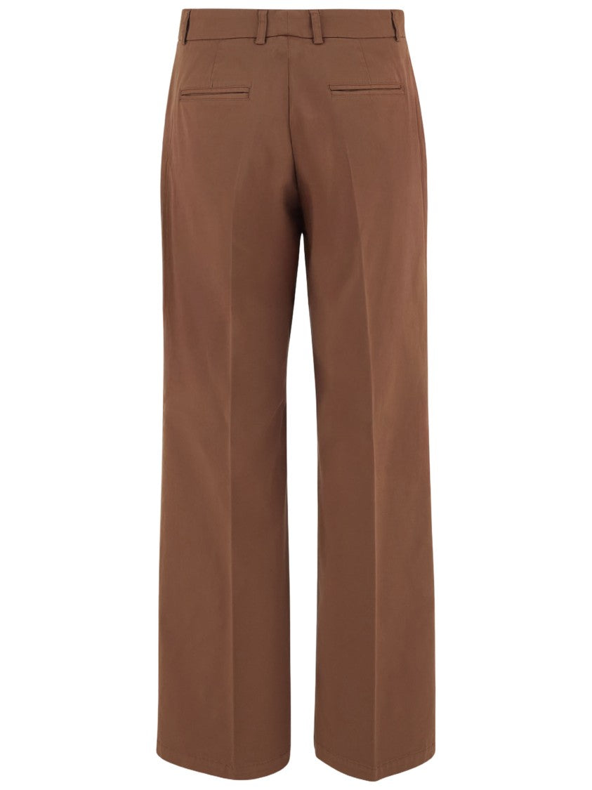 Ql2 Straight-Leg Stretch Cotton Pants